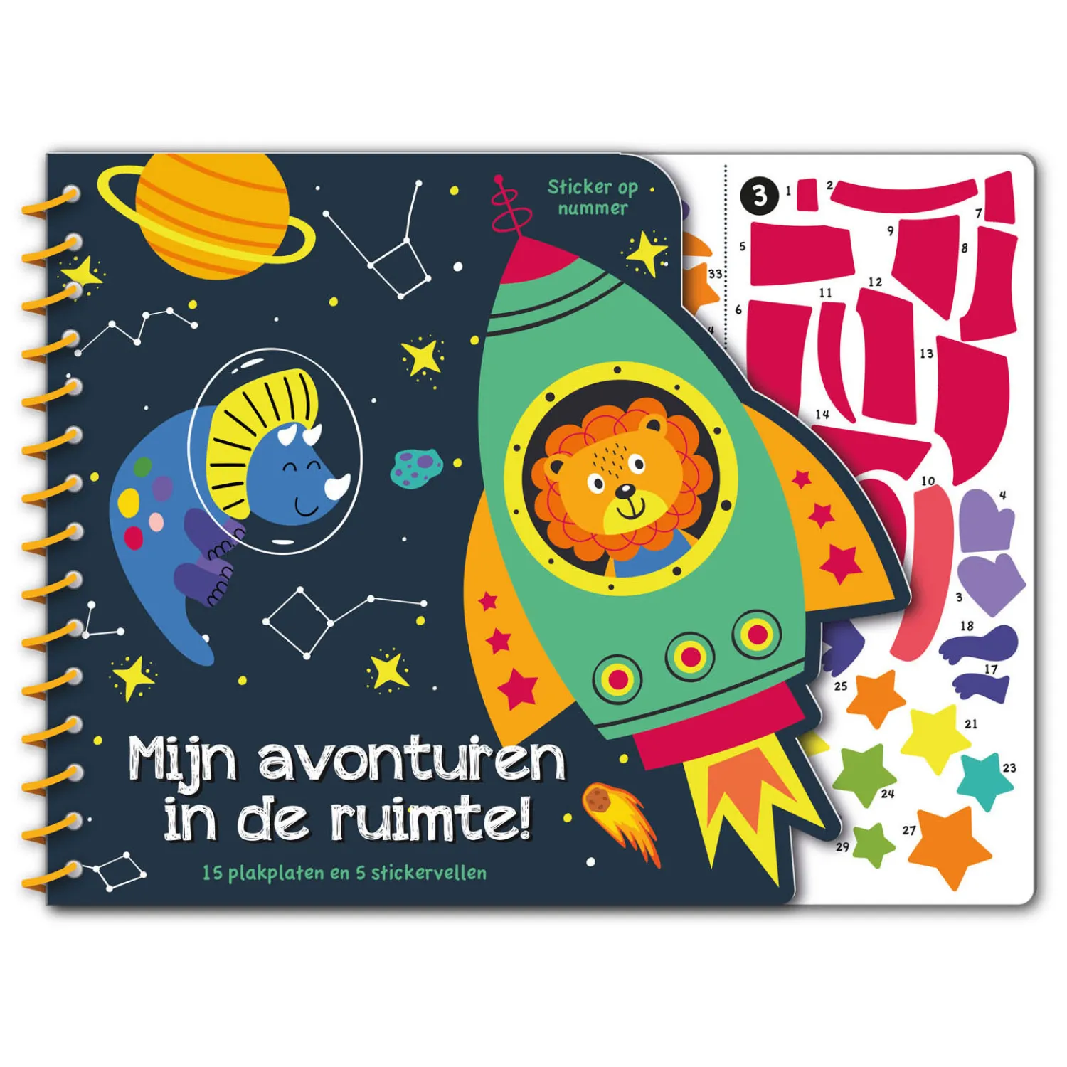 Stickeren op nummer - Mijn avonturen in de ruimte> Best