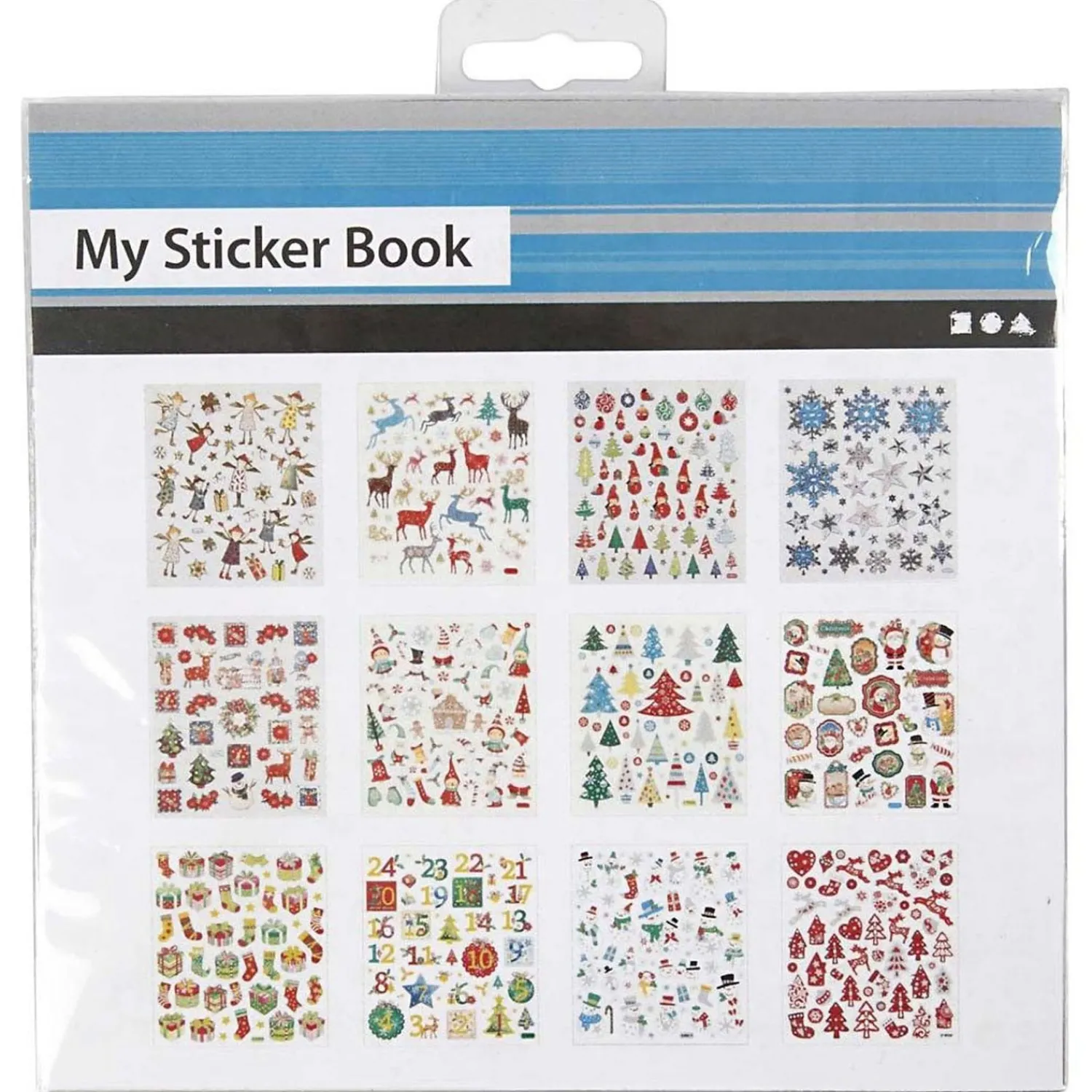 Stickerpakket Kerst, 12vel-Creativ Company Discount