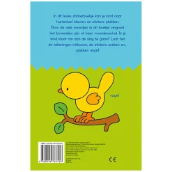 Stickerpret Eerste Woordjes Plakken, Kleuren en Leren (3-5j)-Deltas Best