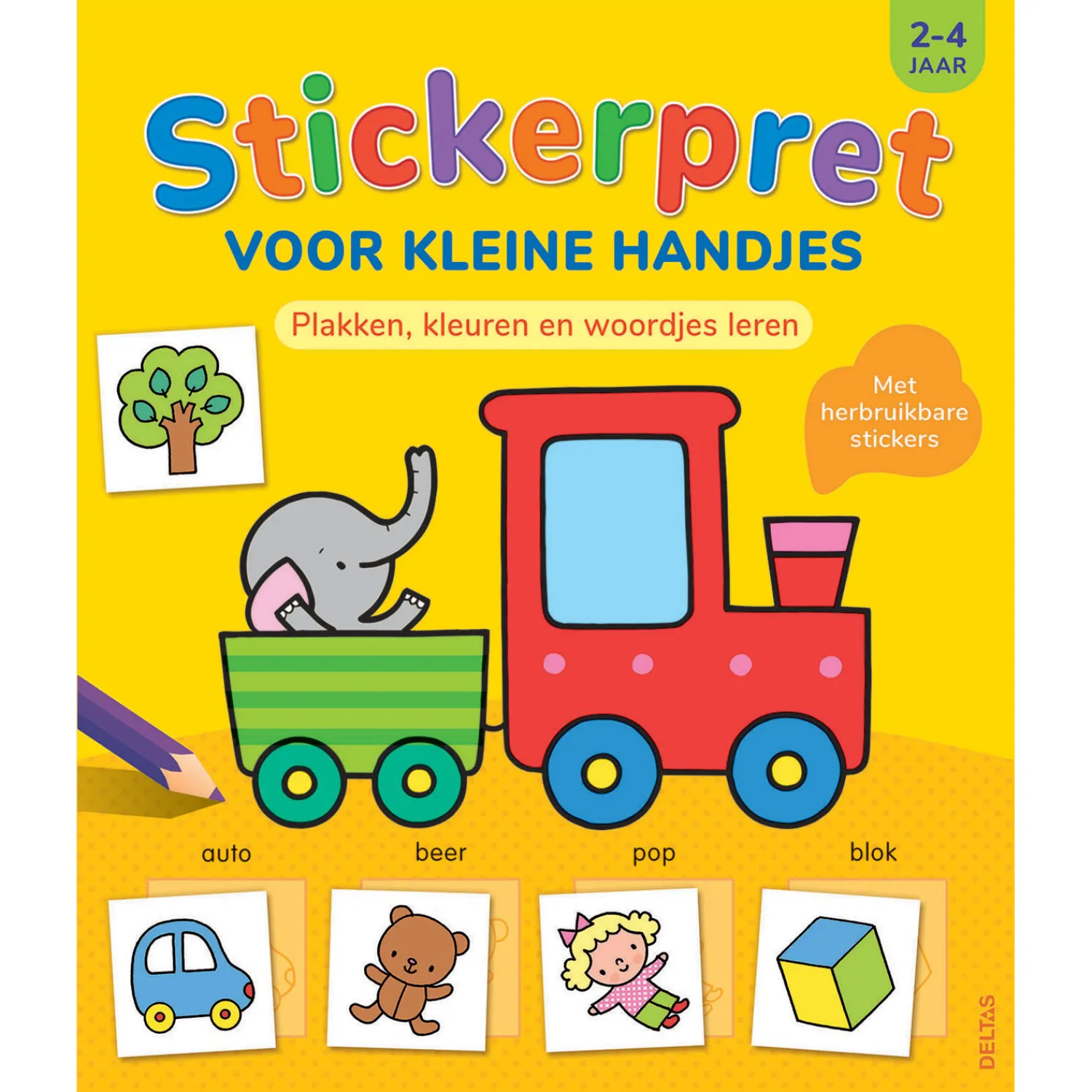 Deltas Stickerpret voor Kleine Handjes, 2-4 jaar Discount