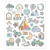 Creativ Company Stickers Baby Boy, 1 Vel Discount