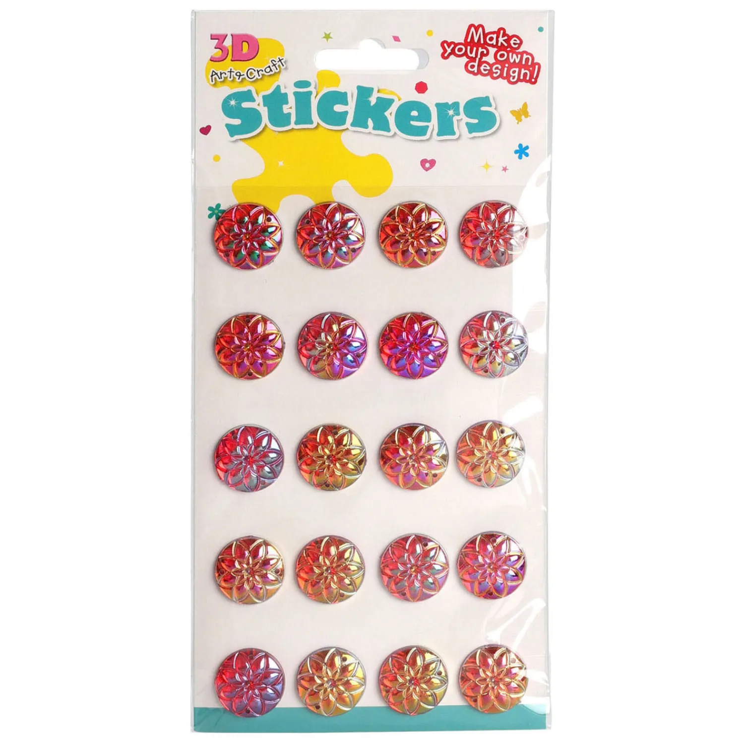 Stickers Bloemen Design, 20st. Clearance