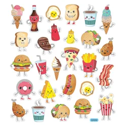 Stickers Fast Food, 1 Vel-Creativ Company Clearance