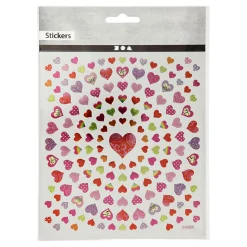 Creativ Company Stickers Kleine Harten, 1 Vel Clearance