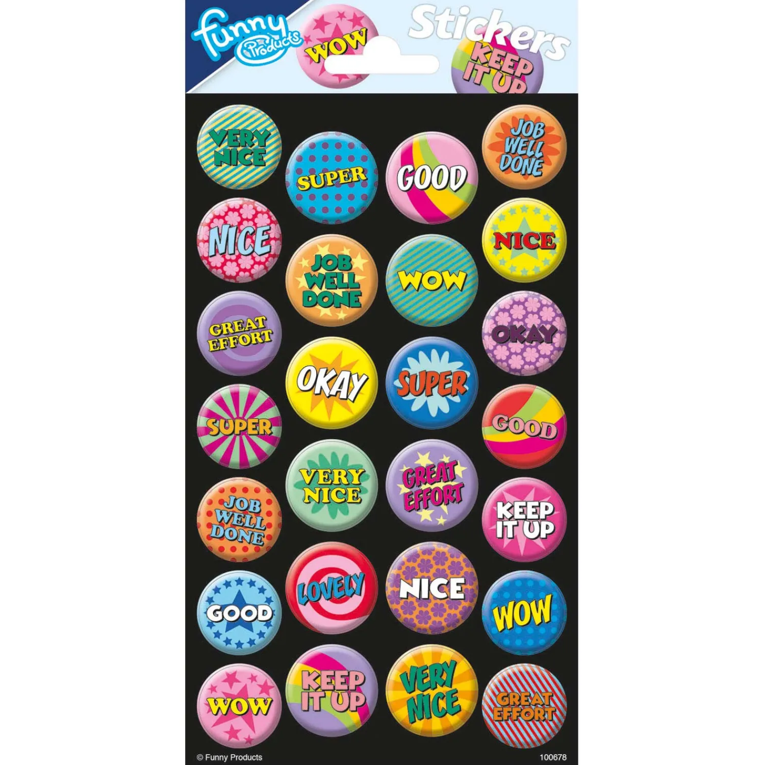 Stickervel Beloningen-Totum Best