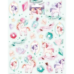 Stickervel Eenhoorn-Totum Hot