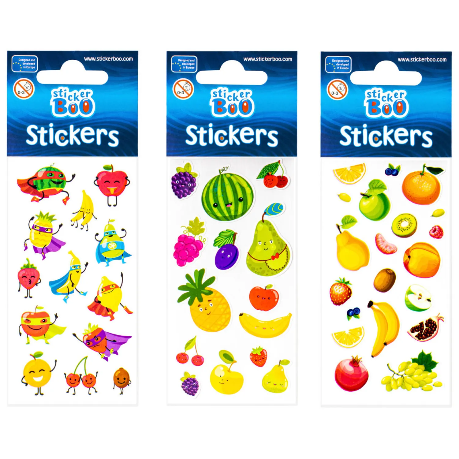 Stickervel Fruit Hot