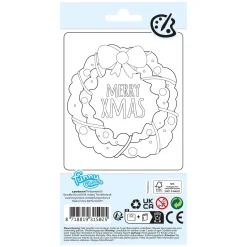 Stickervel Kerstmis New