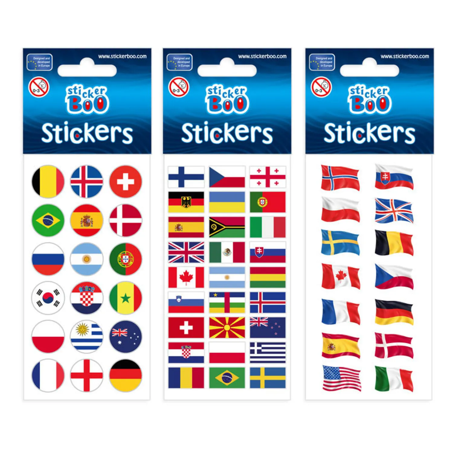 Stickervel Vlaggen> Outlet