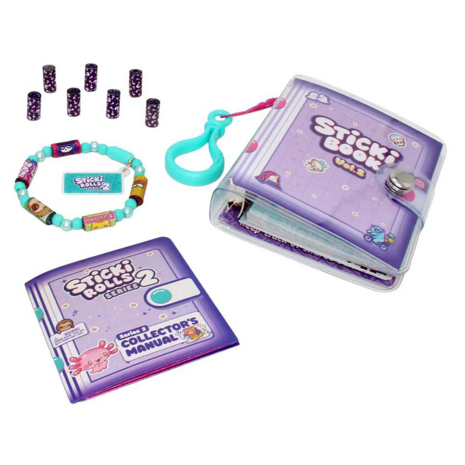 Sticki Boek en Armband met 120 Stickers>Jazwares Hot