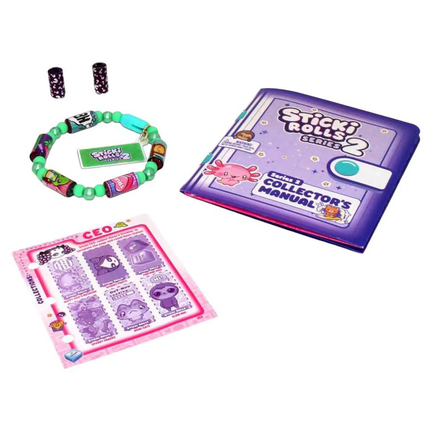 Sticki Rolls Armband met 70 Stickers-Jazwares Hot