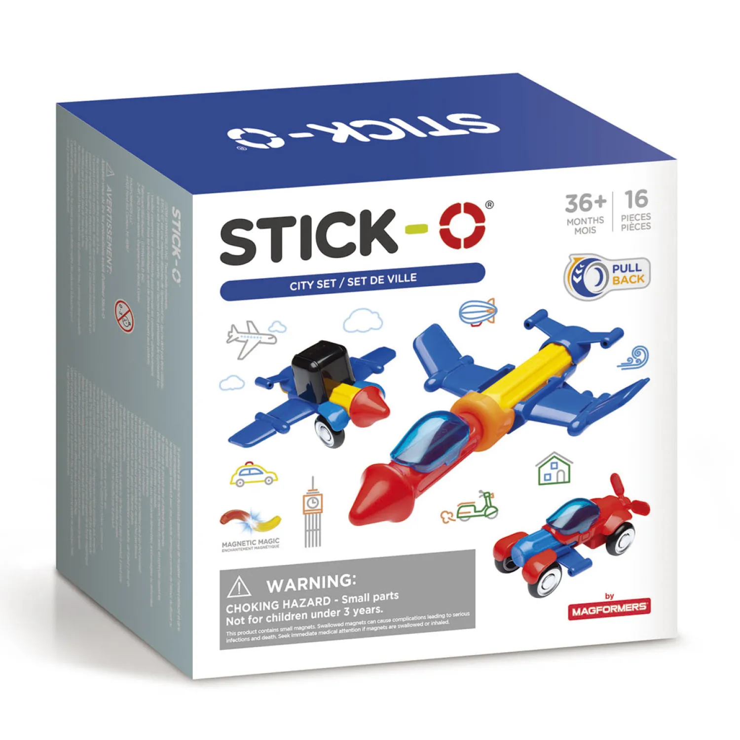 Stick-O City Set, 16dlg. Outlet