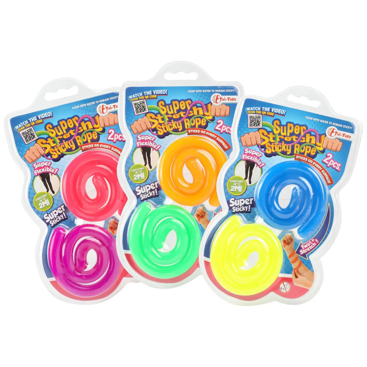 Sticky Stretch Ropes, 2st.>Toi-Toys Best