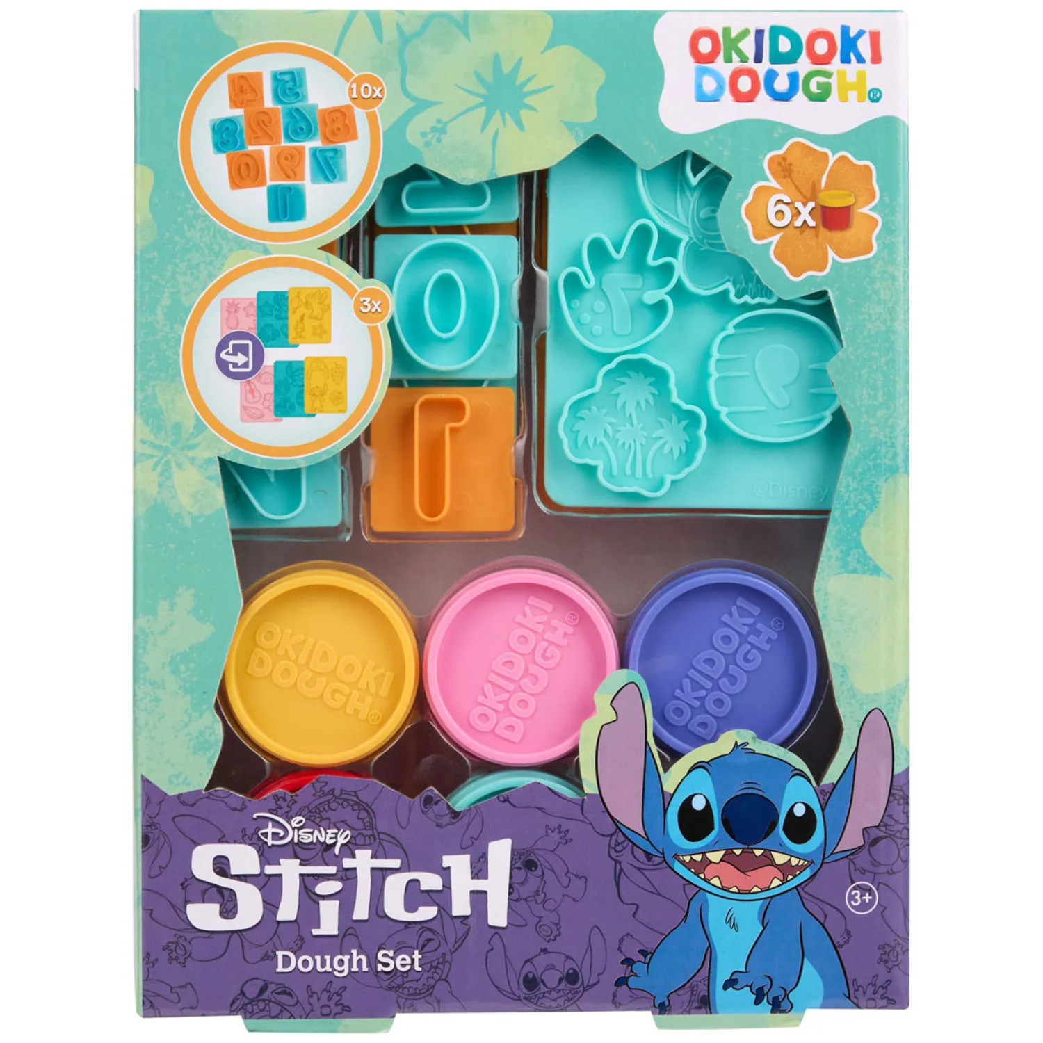 Canenco Stitch Kleiset met Cijfers - 6 Kleipotjes Outlet
