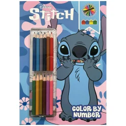 Boek Specials Nederland BV Stitch Kleurboek Kleuren op Nummer Discount