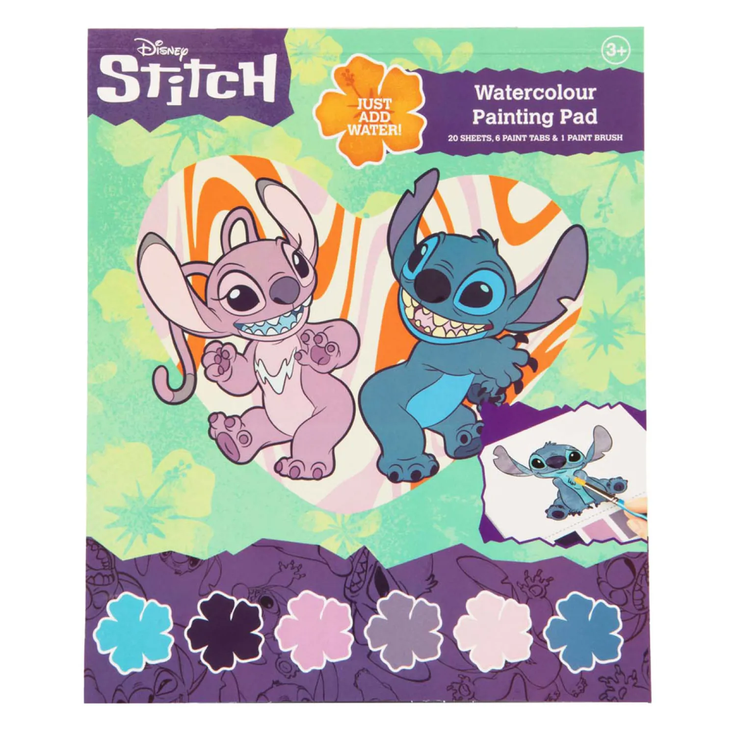 Sambro Stitch Kleuren met Water Kleurblok, 27dlg. Best