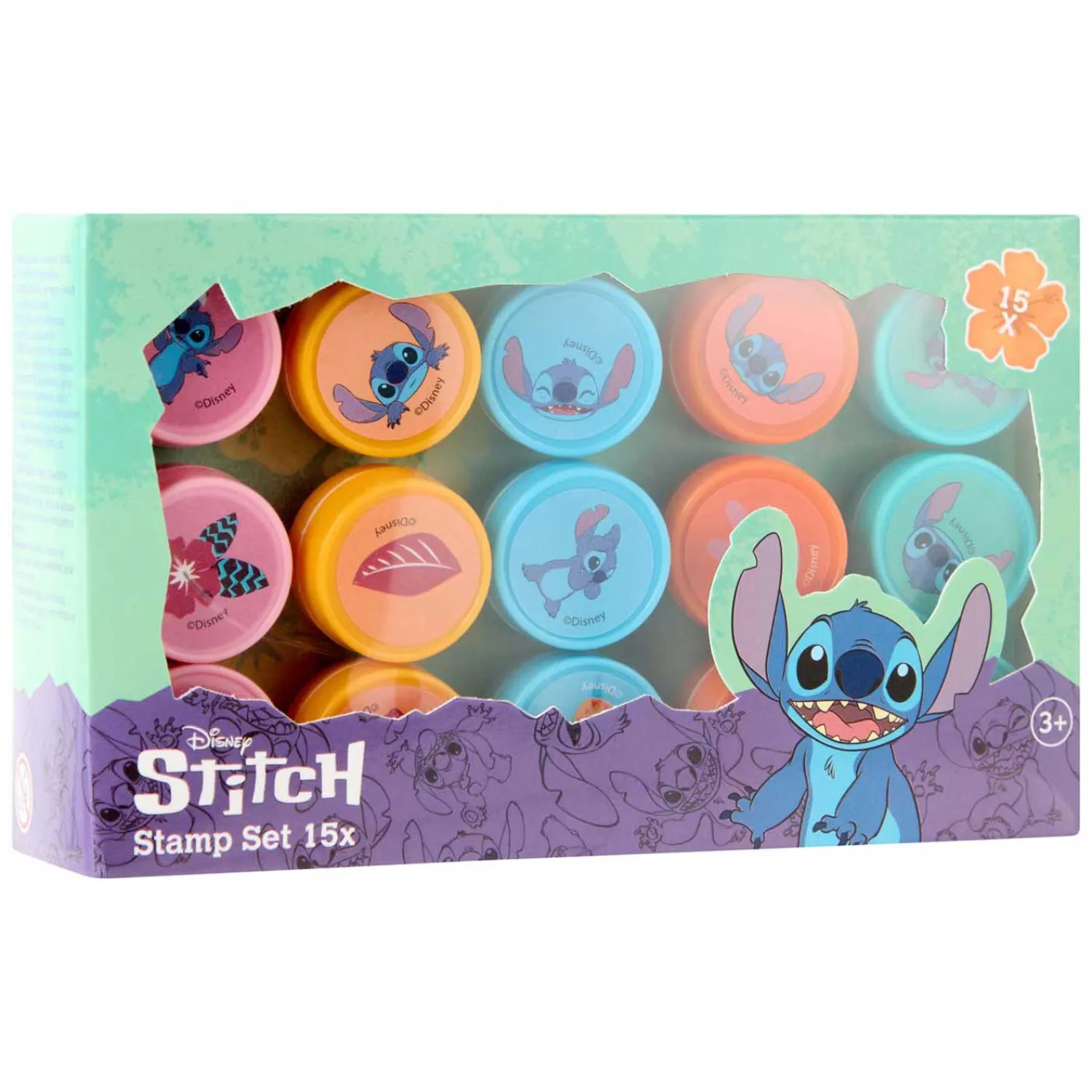 Stitch Stempelset, 15st.>Canenco Outlet