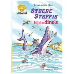 Stoere Steffie bij de Dino's - AVI-E4>Uitgeverij Kluitman Discount