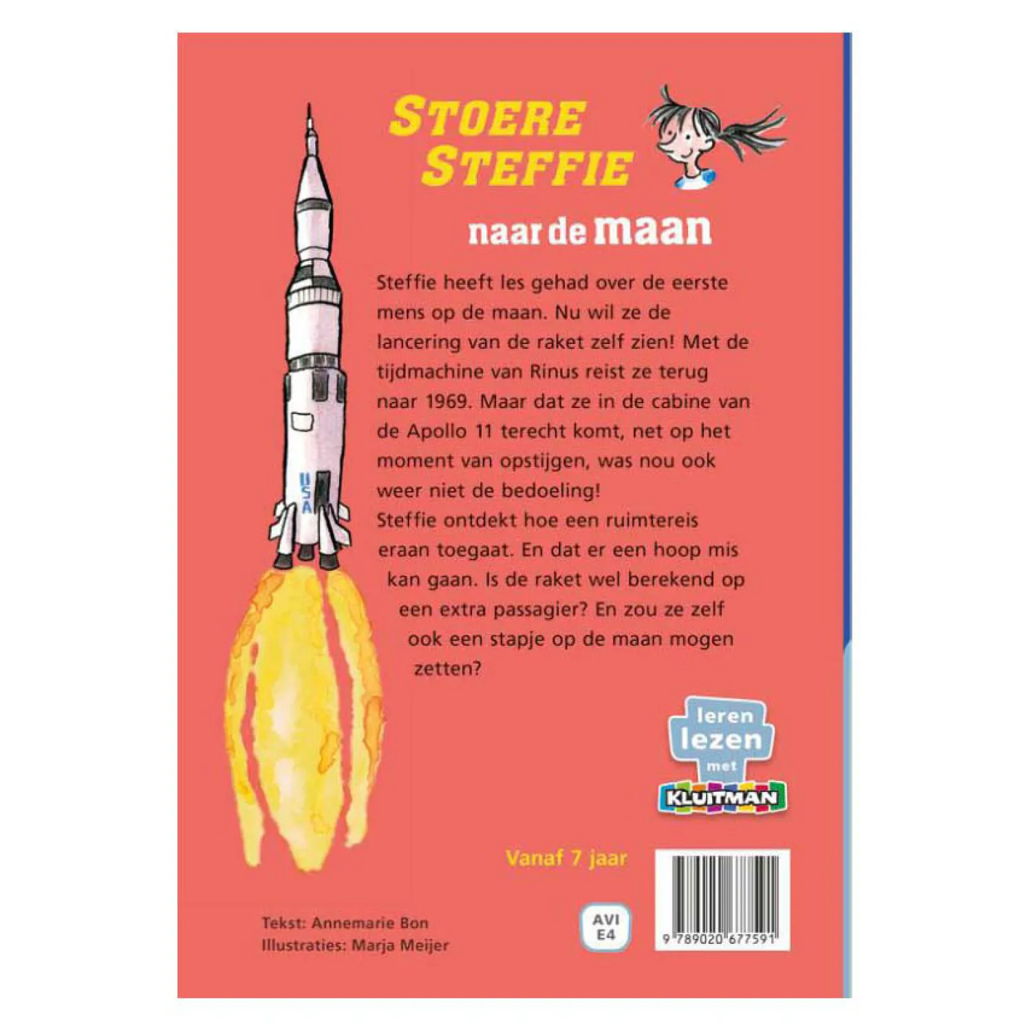 Stoere Steffie Naar De Maan AVI E4-Uitgeverij Kluitman Outlet