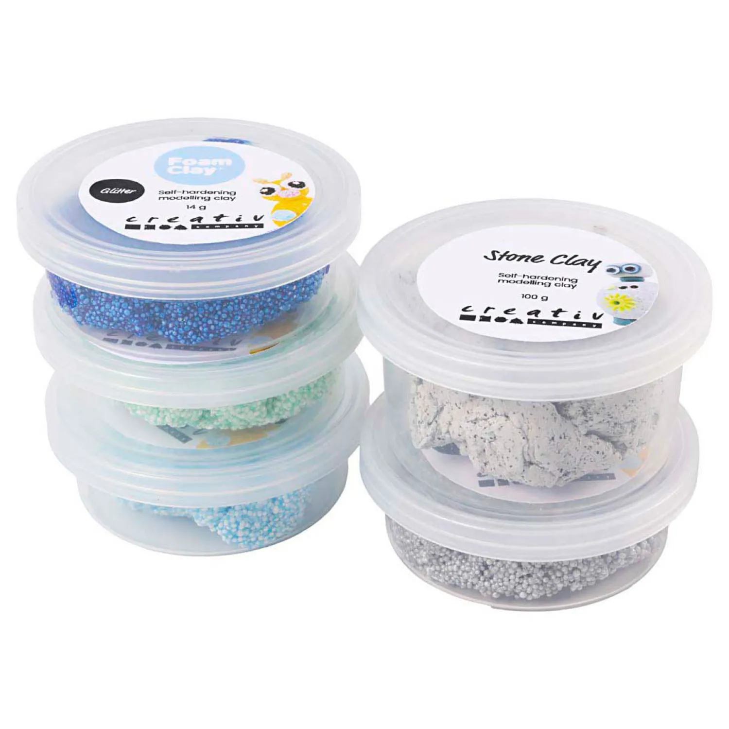Stone Clay Mix Blauw en Groen Harmonie>Creativ Company Discount
