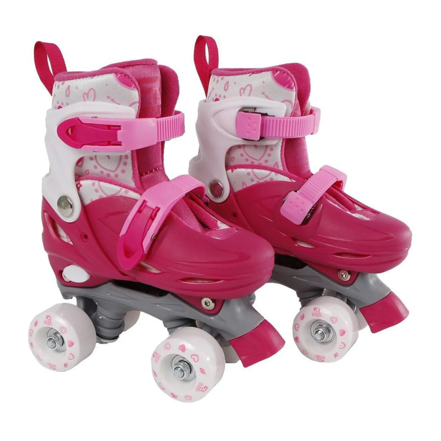 Rolschaatsen Roze Verstelbaar, Maat 31-34-Street Rider Best