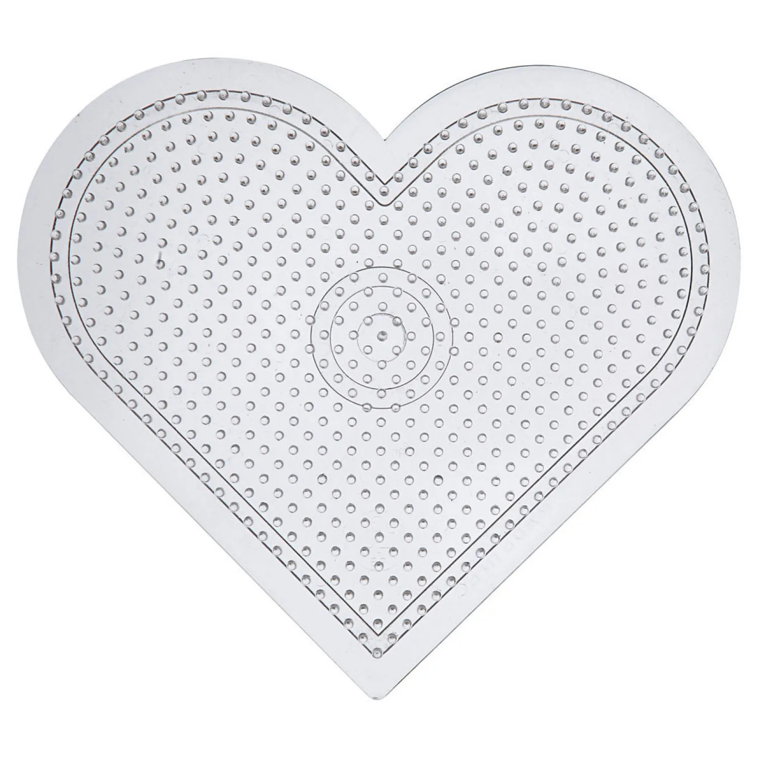 Creativ Company Strijkkralenbordje Hart Helder