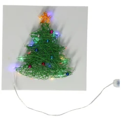 String Art Kerstboom met LED Lampjes- Hot