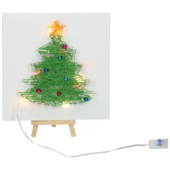 String Art Kerstboom met LED Lampjes- Hot