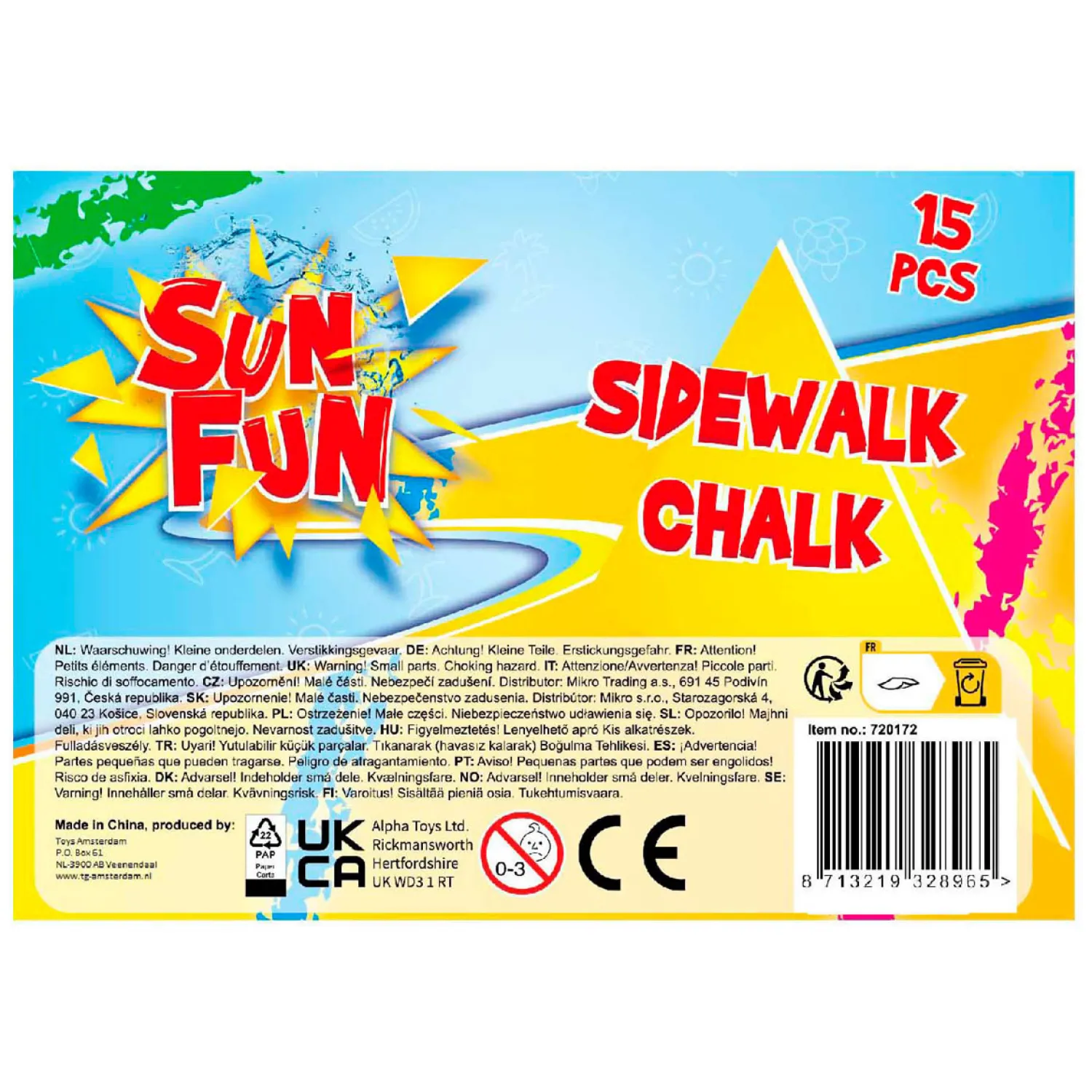Sun Fun Stoepkrijt 15 Staven> Online