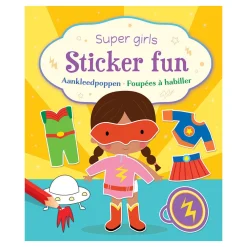 Deltas Super Girls Sticker Fun - Aankleedpoppen Stickerboek