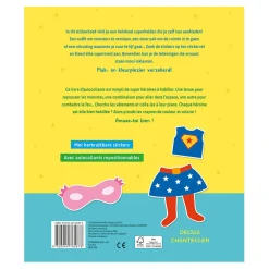 Deltas Super Girls Sticker Fun - Aankleedpoppen Stickerboek