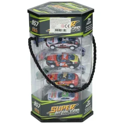 Super Metal Car Pull Back Set - 12-Pack- Hot