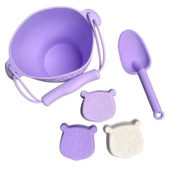 Swim Essentials - Leopard Lila Strandset Silicoon, 5dlg. Clearance