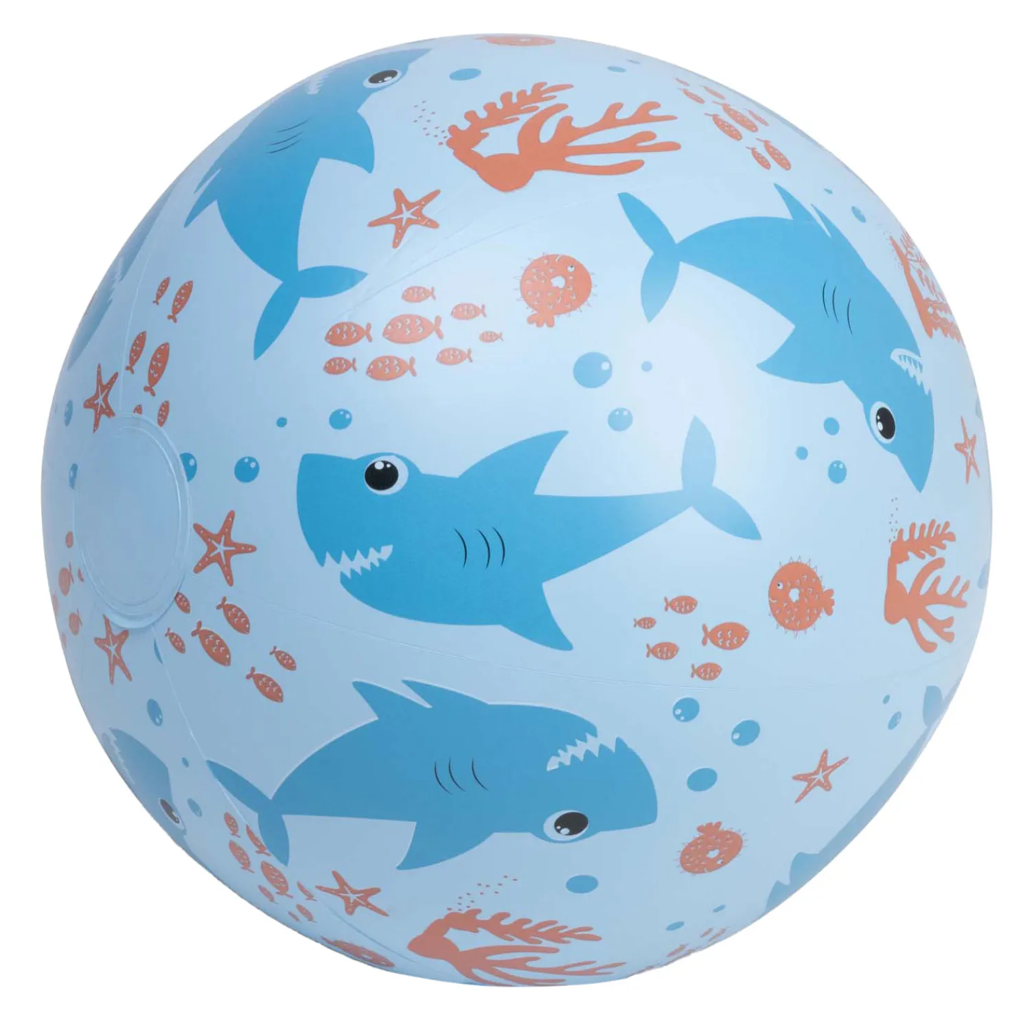Swim Essentials - Little Sharks Blue Strandbal, 51cm Outlet