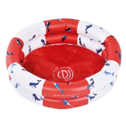 Baby Zwembad Rood-Wit Walvis, 60cm-Swim Essentials Best