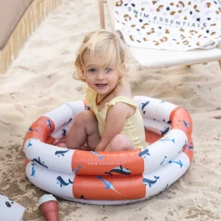Baby Zwembad Rood-Wit Walvis, 60cm-Swim Essentials Best