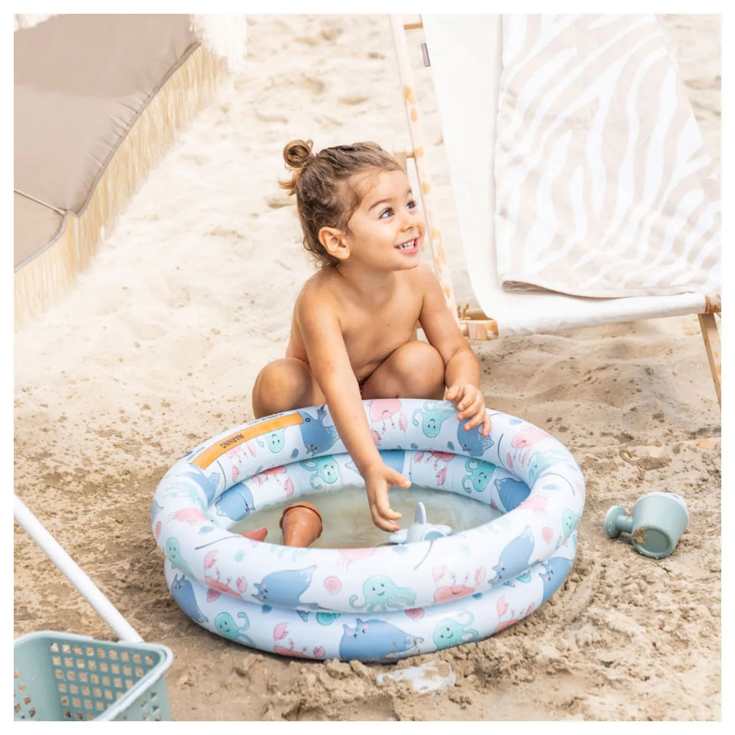 Baby Zwembad Zeedieren, 60cm-Swim Essentials Clearance