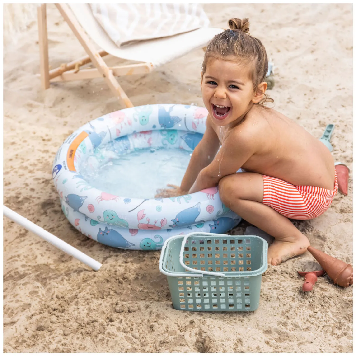 Baby Zwembad Zeedieren, 60cm-Swim Essentials Clearance