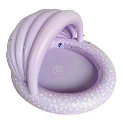Kinderzwembad met Zonnescherm Luipaard Lila-Swim Essentials