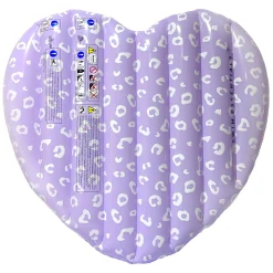 Luchtbed Hart Lila Panterprint>Swim Essentials Sale