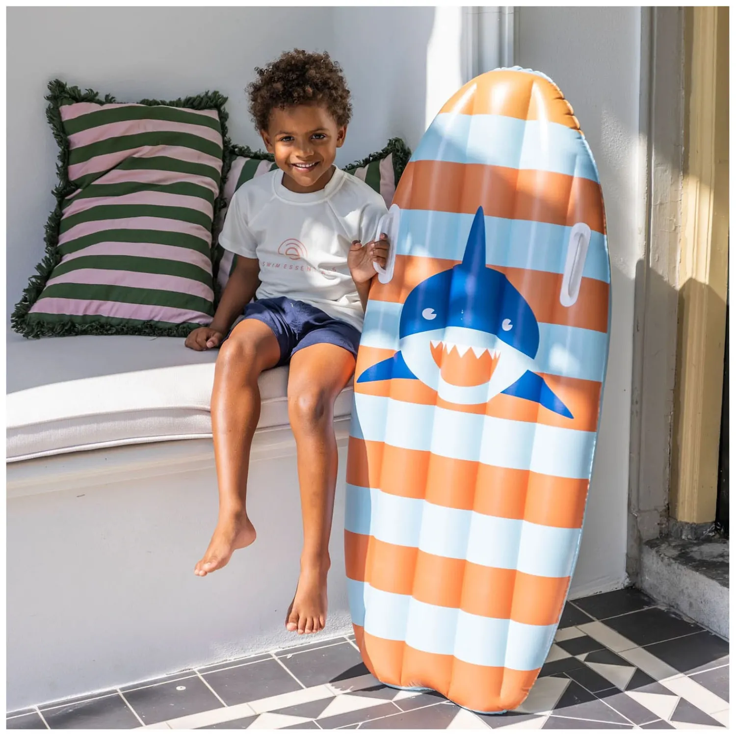 Opblaasbaar Surfboard Haaien>Swim Essentials New