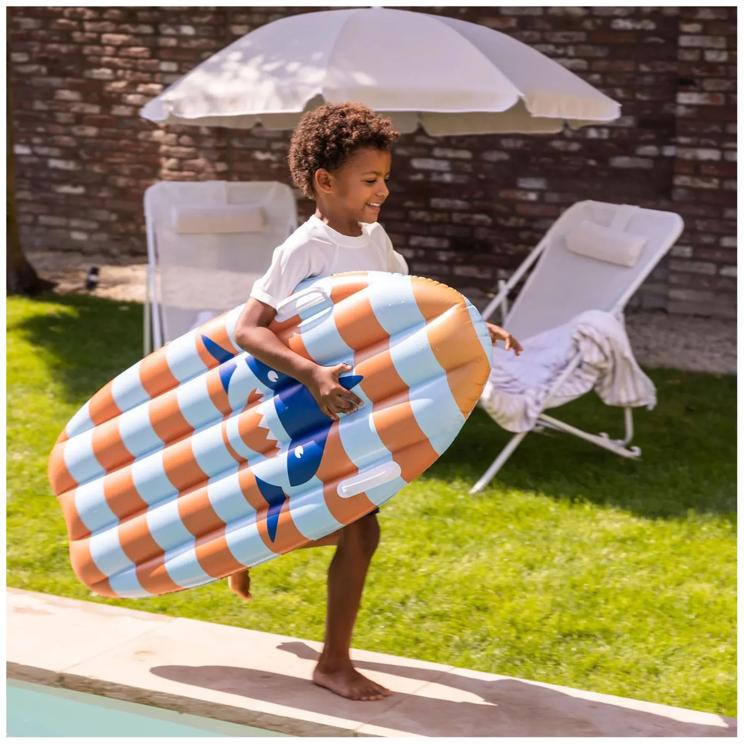 Opblaasbaar Surfboard Haaien>Swim Essentials New