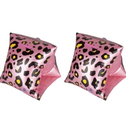 Swim Essentials Zwembandjes Panterprint Rose Goud, 2-6 jaar Clearance