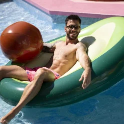 Zwemring Avocado met Bal, 175cm-Swim Essentials Discount