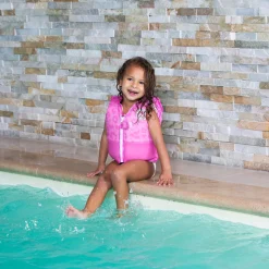Zwemvest Neon Panterprint Roze, 3-6 jaar>Swim Essentials Online