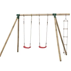 SwingKing Houten Schommel met Klimladder - Charlotte Online
