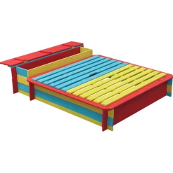 SwingKing Houten Zandbak Gekleurd - Jade Online