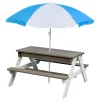 Kinderpicknicktafel Waterfun met Parasol>SwingKing