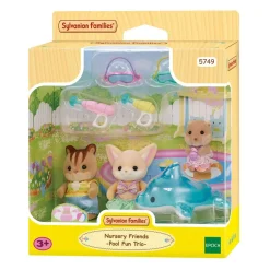 Sylvanian Families 5749 Trio Peutervriendjes - Zwembad Fun Sale
