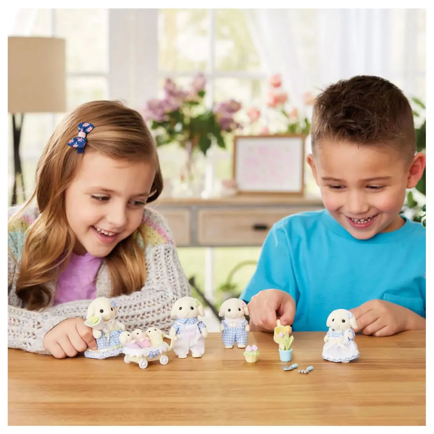 5736 Tuinierenset- Bloemen Hangoorkonijn Broer en Zus>Sylvanian Families Discount